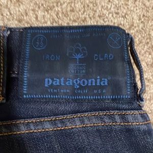 Patagonia Denim Jeans Straight Stretch Blue Men's Sz 33 X 32